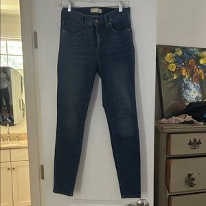 Madewell Dark Blue Skinny Jeans